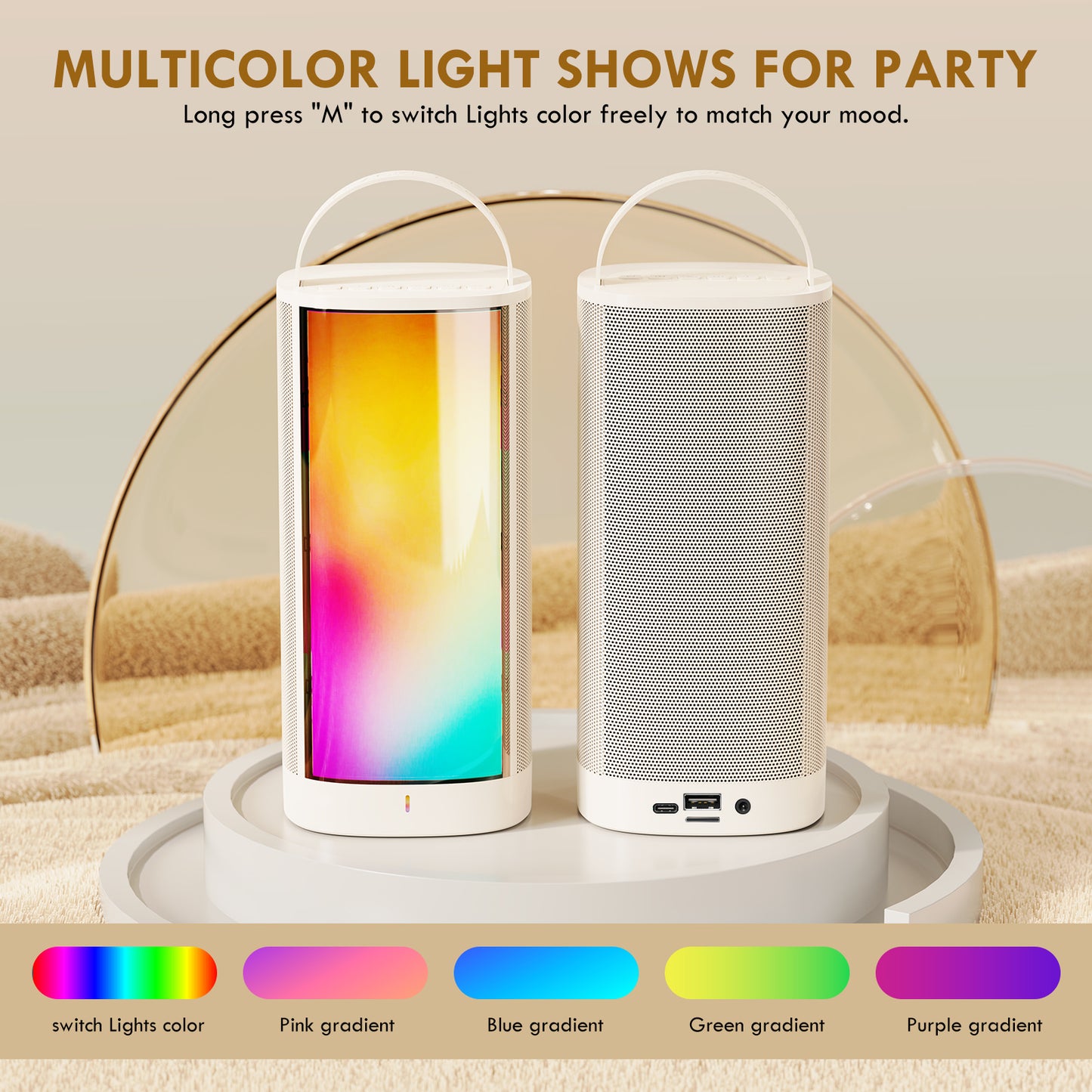 JYX D31-T Karaoke Machine With 2 Wireless Microphones For Adults And Kids