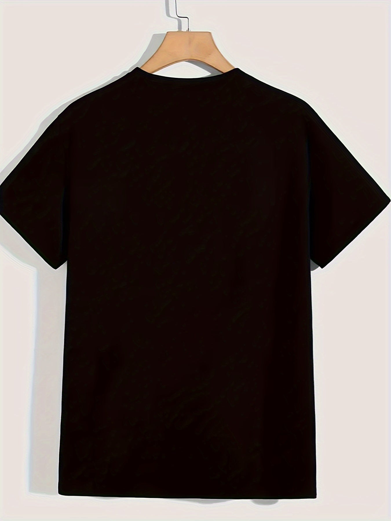Men's New York Pattern T-Shirt - Casual Round Neck Short Sleeve