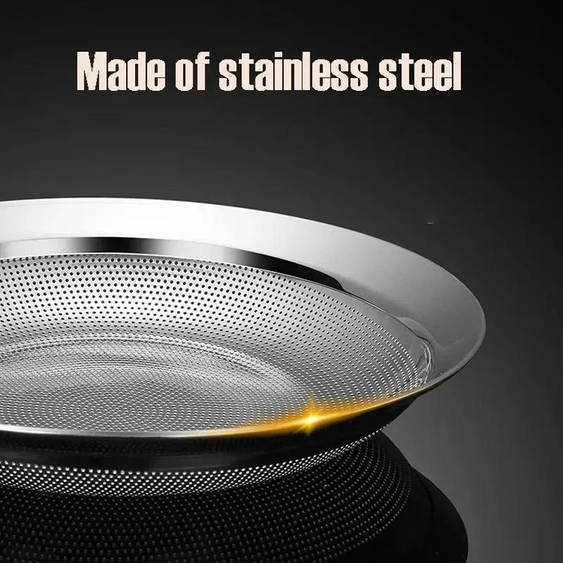 Stainless Steel Oil Strainer Spoon - Fine Mesh Kitchen Tool