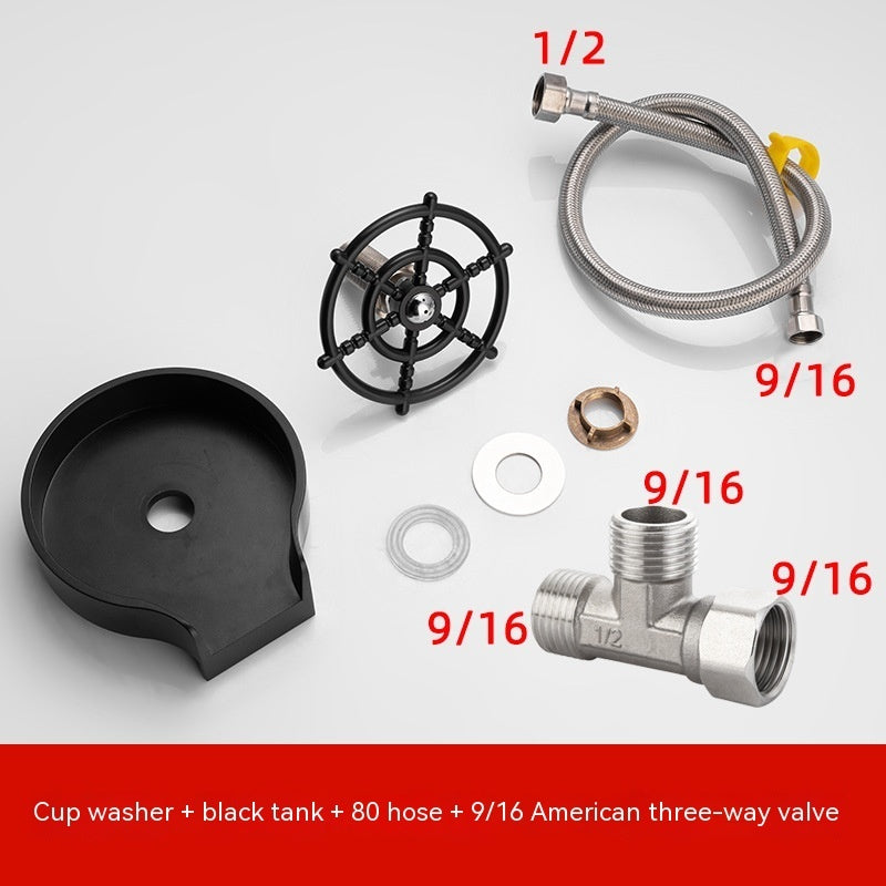 Automatic Cup Washer - High-Pressure Bar Sink Faucet