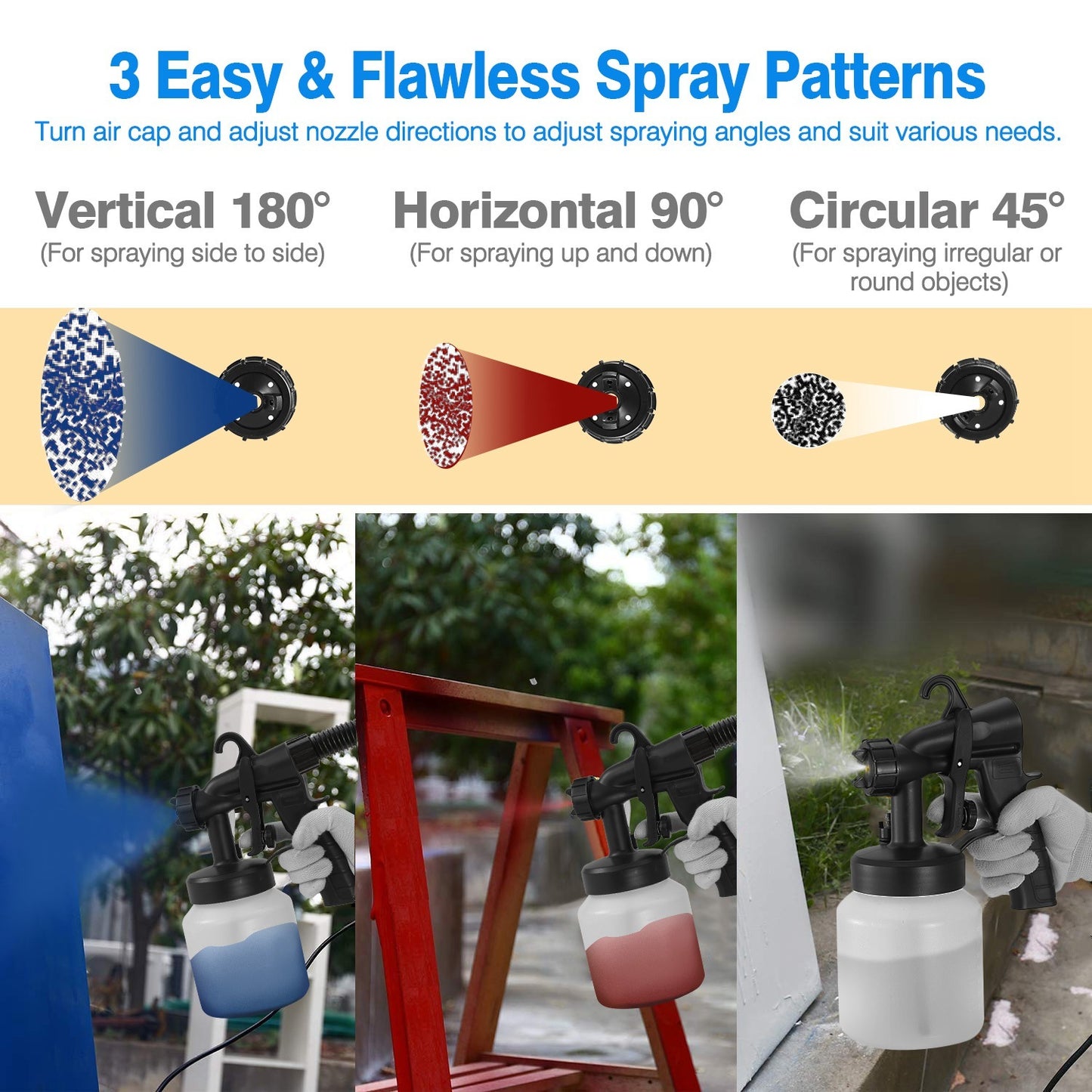 1Pc 800ML Paint Sprayer Painter 650W Oil Primer Water Paint Sprayer Machine