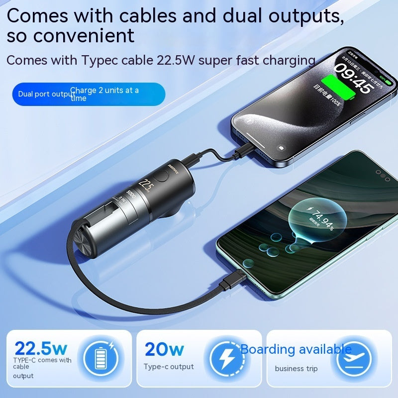 20W Fast Charge With Cable Mobile Power Supply