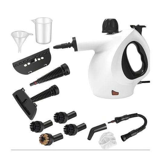 Handheld Multi-Surface Pressurized Steam Cleaner With 12 Accessories, Water Tank Multi-Purpose Steam Generator For Home Use, Natural Steam Cleaning Tiles, Floors, Bathrooms, Windows, Interior Decorati