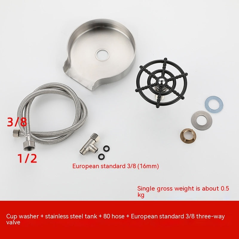 Automatic Cup Washer - High-Pressure Bar Sink Faucet