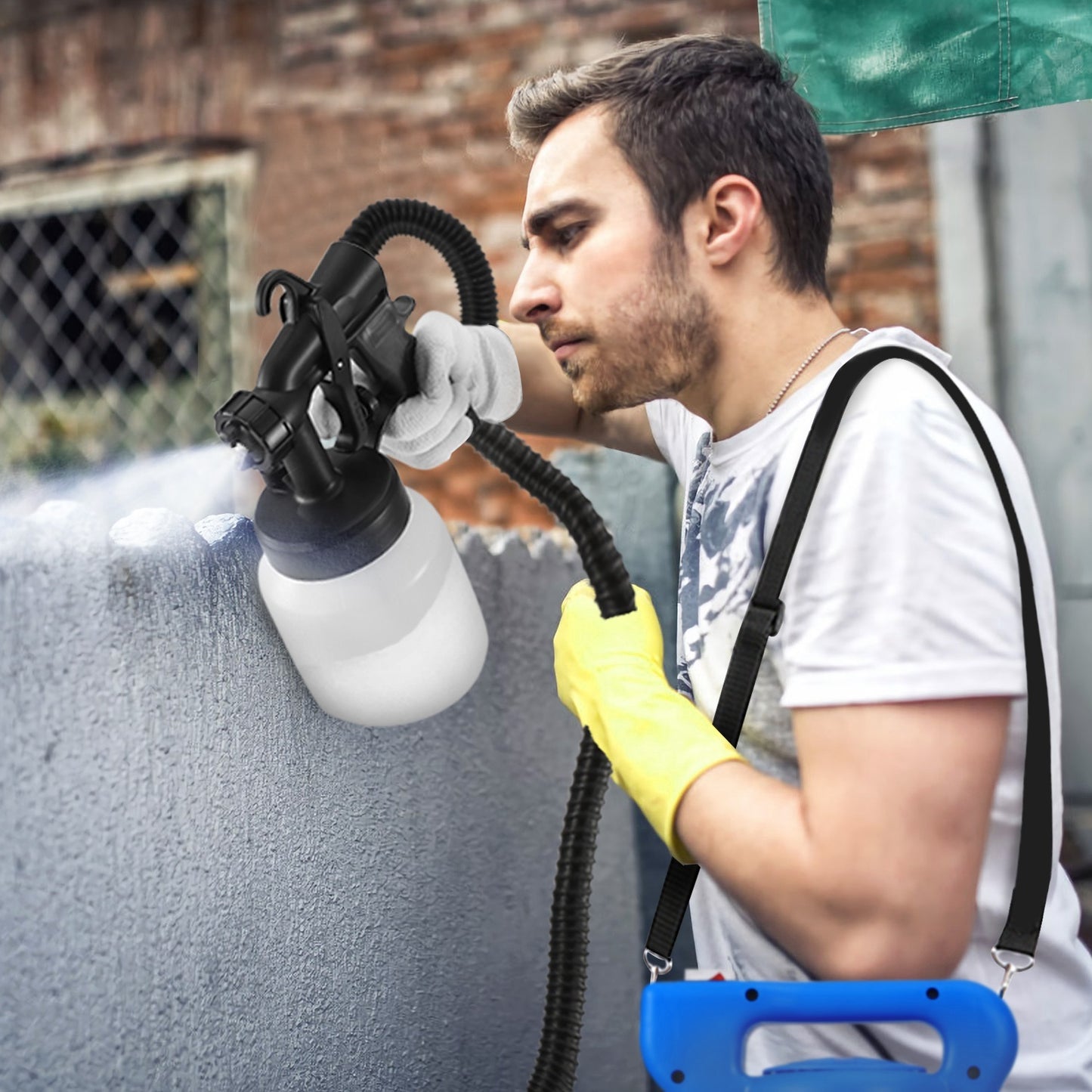 1Pc 800ML Paint Sprayer Painter 650W Oil Primer Water Paint Sprayer Machine