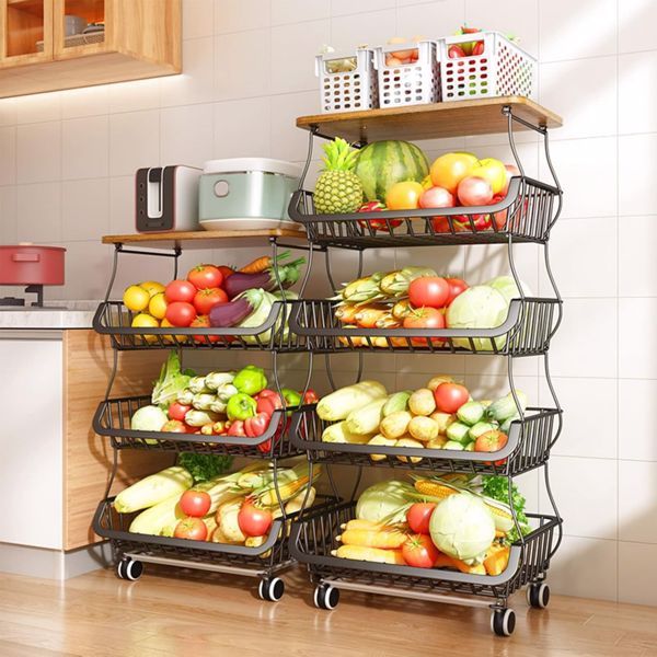 5-Layer Fruit Basket - Kitchen Storage Organizer