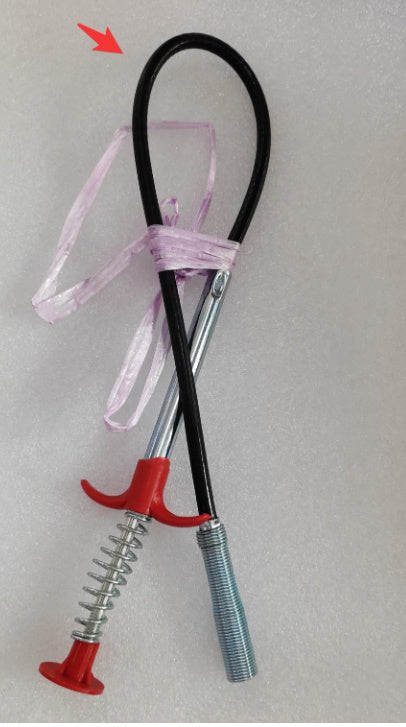60CM Drain Snake Tool - Hair Clog Remover for Kitchen & Bathroom