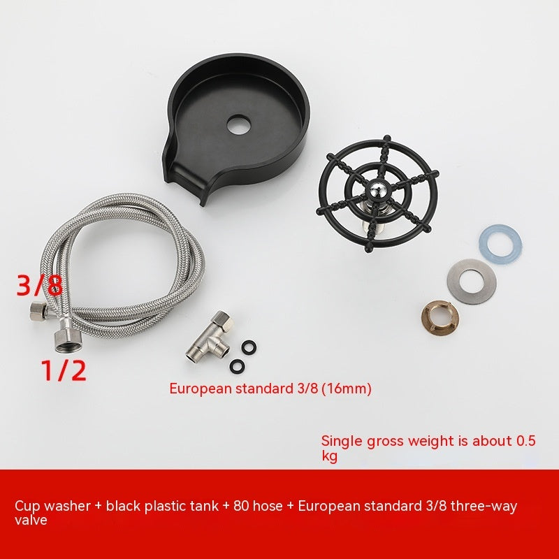 Automatic Cup Washer - High-Pressure Bar Sink Faucet