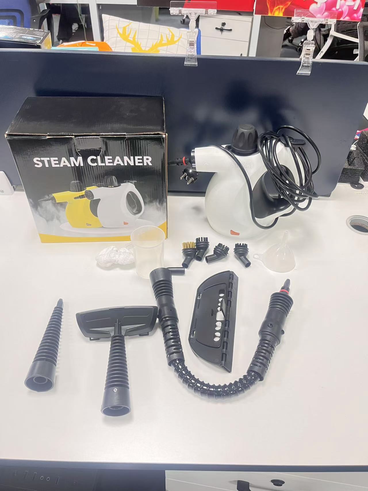 Handheld Multi-Surface Pressurized Steam Cleaner With 12 Accessories, Water Tank Multi-Purpose Steam Generator For Home Use, Natural Steam Cleaning Tiles, Floors, Bathrooms, Windows, Interior Decorati