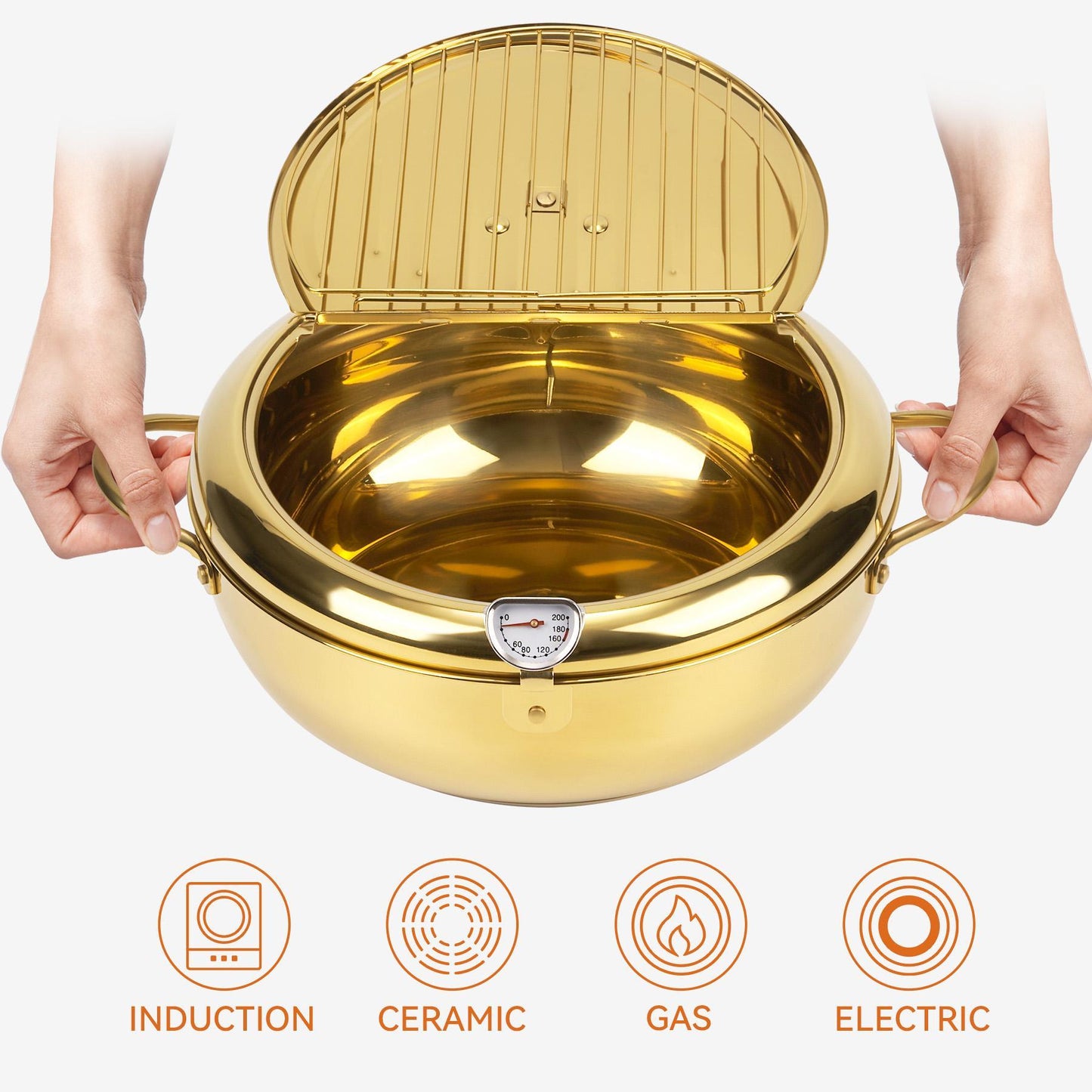 Stainless Steel Kitchen Pots - Versatile Cookware Set