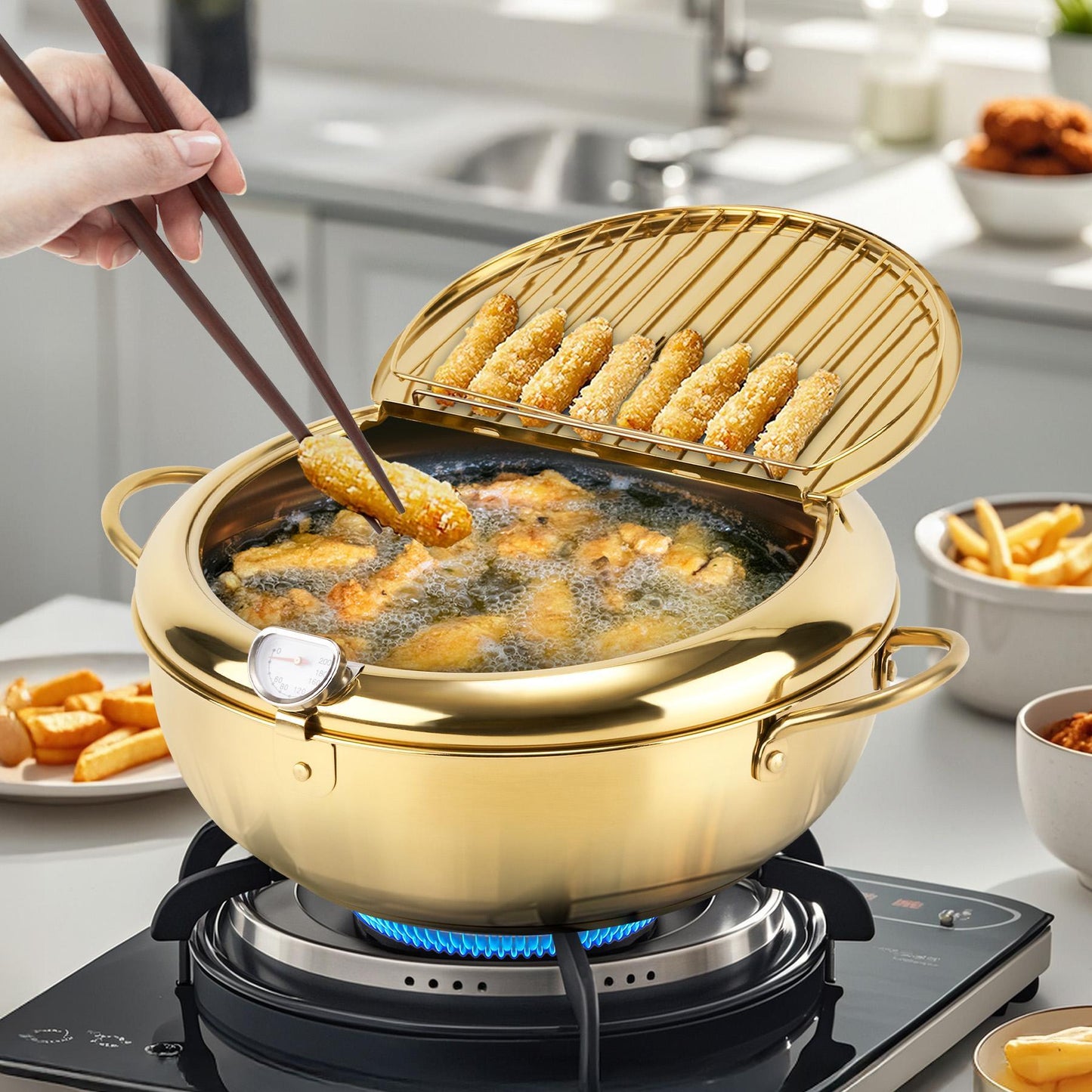 Stainless Steel Kitchen Pots - Versatile Cookware Set