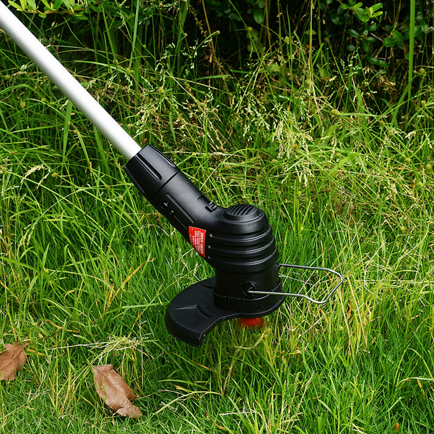 1Pc Electric Cordless Grass Trimmer Rechargeable Extendable With 5 Blades 1 Battery