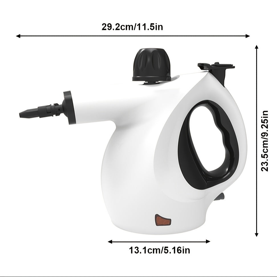 Handheld Multi-Surface Pressurized Steam Cleaner With 12 Accessories, Water Tank Multi-Purpose Steam Generator For Home Use, Natural Steam Cleaning Tiles, Floors, Bathrooms, Windows, Interior Decorati